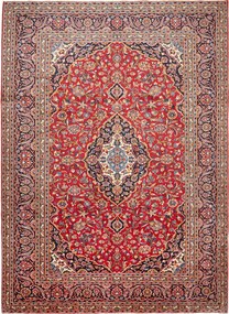 Kashan Tappeto persiano 360x260 Rosso (Iran) Annodato A Mano