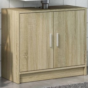 Mobile Lavabo Rovere Sonoma 63x29x55 Cm Legno Multistrato /