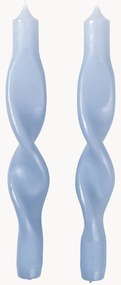 Set di 2 candele a bastoncino fatte a mano Twist