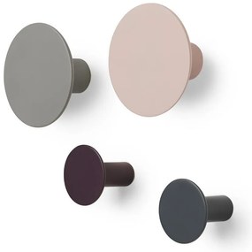 Set di 4 ganci da parete multicolore Ponto - Blomus