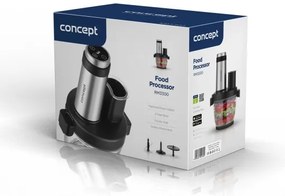 Concept RM3300 - Robot da cucina con grattugia 1000W/230V nero/acciaio inossidabile