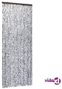 vidaXL Zanzariera Marrone e Beige 90x220 cm Ciniglia