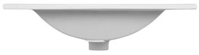 COMAD UM-CFP LAVA 50D - Lavabo incasso LAVA 51x46 cm ceramica bianco lucido
