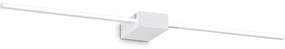 Applique Da Parete Contemporaneo Theo Alluminio Bianco Led 13,5W 3000K Ip20