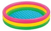 piscina gonfiabile tonda 3 anelli +2 anni - ? cm.147x33h. - peso kg.1,76 (57422) fer271479