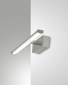 Nala applique cromo l. 30cm a led 3000k - 6w - 700 lm ip44