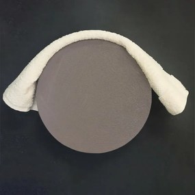 Scaldasalviette elettrico Cuzco 29,5 cm resina moro 70W in ceramica