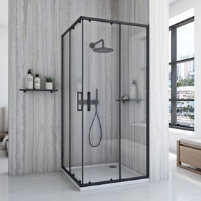 Cabina doccia Rea City 90x90 Black