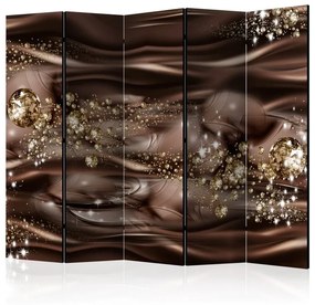 Paravento  Chocolate River II [Room Dividers]  Colore Marrone, Dimensioni e Misure 225x172