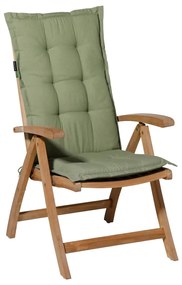 Cuscino Sedia Schienale Basso Panama 105x50 Cm Verde Salvia /
