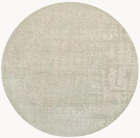 Tappeto rotondo jacquard con motivo in rilievo Baobab