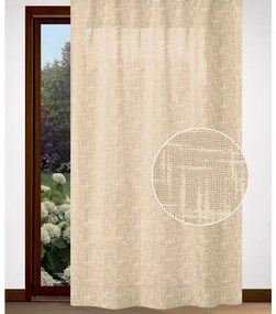 Tenda Manuela beige, passanti nascosti 210x300 cm