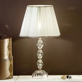 Lampada da tavolo grande 1 luce E27 - cristallo e vetro BRIGIDA