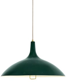 1965 Lampada a Sospensione Ottone/Verde - GUBI