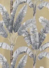 Palmen Tapete Palmaria von Osborne & Little - Gold/ Grey
