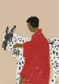 Poster 30x40 cm Spotted Horse – Isabelle Vandeplassche – The Poster Club