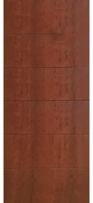 Pannello per porta d'ingresso Easy Marina impiallacciato legno prodotto senza rivestimento noce L 81 x H 209.5 cm, Sp 8 mm