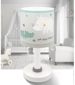 Dalber 60621 - Lampada per bambini RHICO AND CROCO 1xE14/8W/230V