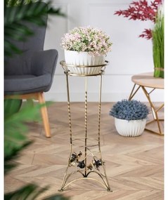 Portafiori 72x28 cm oro