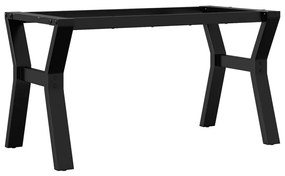 Telaio gambe a y per tavolino da salotto 80x40x43 cm in ghisa