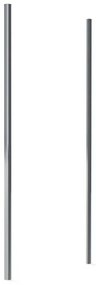 Pannello laterale per box doccia Slimline L 70 x H 195cm, Sp. 6 mm profilo in alluminio argento anodizzato