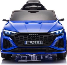 Macchina Elettrica per Bambini 12V Licenza Ufficiale Audi SQ8 E-Tron con Telecomando e Sedile Pelle Blu...
