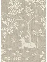 Lewis & Wood Carta da parati Voysey Park - Flax