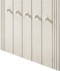 Set di mobili da ingresso bianco in pino massiccio 60x120x25 cm Anita – Støraa