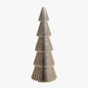 Pack da 3 alberi di Natale in carta Jesper Beige Lino & ↑22.5 cm - Sklum