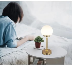 Globo 21033M-LED Lampada da tavolo ricaricabile HAKU LED/2,5W/5V 2700/4000/6500K ottone