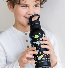 A Little Lovely Company - borraccia in acciaio inox, 500 ml - spazio