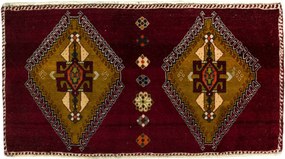 Shiraz Tappeto 50x90 Rosso (Iran) Annodato A Mano