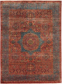 Mamluk Tappeto orientale 190x150 Viola (Pakistan) Annodato A Mano