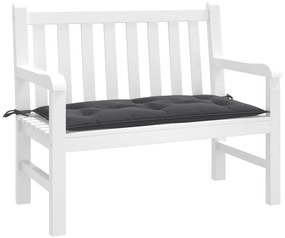 Cuscino Panca Giardino Antracite Mélange 100x50x7cm Tessuto /