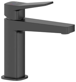 KFA Armatura 4522-815-81 - Miscelatore per lavabo + piletta di scarico MALAGA 15,9 cm colore nero
