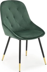 Sedia K437 Velvet Green - L49 x H55 x H88 cm