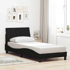Giroletto Senza Materasso Nero 90x190 Cm İn Tessuto /