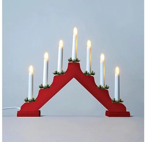 Candelabro natalizio a LED 7xLED/0.2W/230V