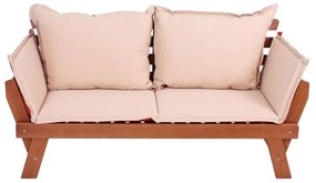 Panchina da giardino in legno di eucalipto Fortuna - Garden Pleasure