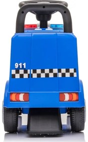 Bici a spinta Mercedes Auto della polizia 2xAA blu