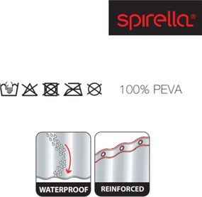 Tenda per doccia 180x200 cm Goldfish – Spirella