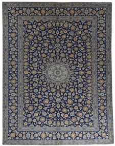Kashan Tappeto persiano 300x390 Blu (Iran) Annodato A Mano