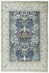 Nain Tappeto 200 x 300 Blu (Iran) Annodato A Mano