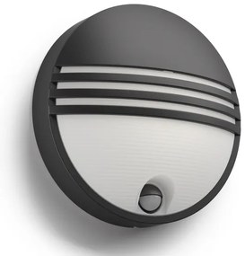 Philips 17297/30/16 - Lampada da esterno con sensore YARROW 1xLED/6W/230V IP44