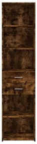 Credenza rovere fumo 45x42,5x185 cm in legno multistrato