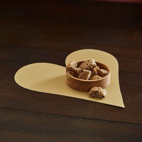 Tovaglietta in eco pelle 30x30 cm Heart Hippo – LIND DNA