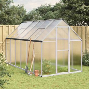 Telaio Serra Con Base Argento 334x169x195 Cm İn Alluminio /