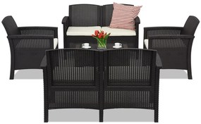 Mobili in rattan Venezia Coffee 6 Bica marrone