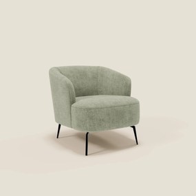 Renoa Poltroncina dall'eleganza moderna in tessuto smacchiabile T24 verde salvia