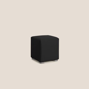 Cube pouf in microfibra smacchiabile T11 nero